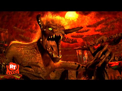 Spawn (1997) - Spawn Fights Demons in Hell Scene | Movieclips