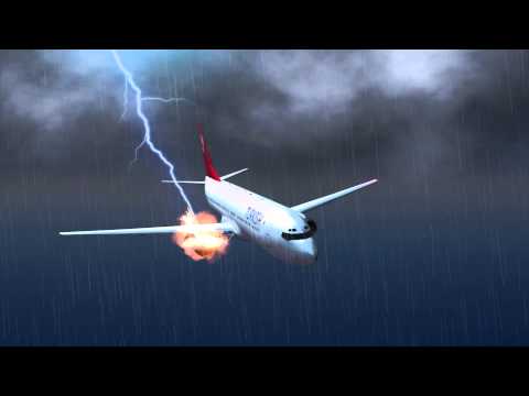 Turkish plane lands safely after lightning strike causes engine fire