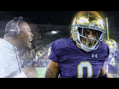 Xavier Watts' UNBELIEVABLE Performance vs Southern Cal | Notre Dame Football