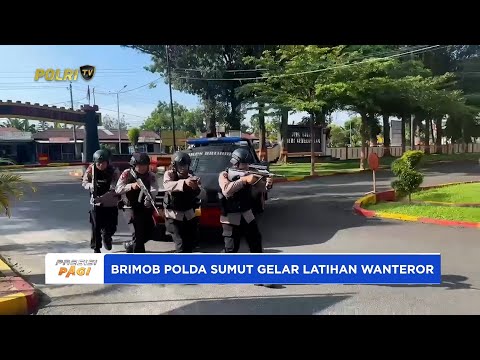 BRIMOB POLDA SUMUT PERKUAT KESIAPSIAGAAN, GELAR LATIHAN GABUNGAN WANTEROR DI KOMPI 2 BATALYON B