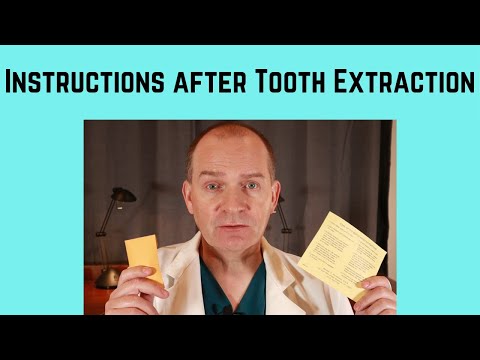 YouTube video about: How long do you leave gauze in after tooth extraction?