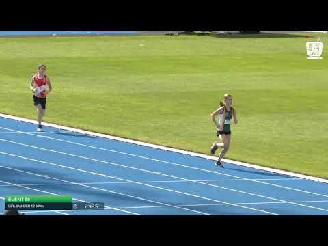 Girls Under 12 800m H1 - 2020 State Combined Events Championships // LAVicTV