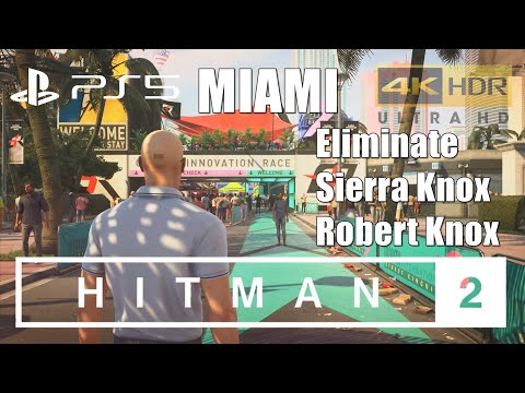 Hitman 2 Miami - The Finish Line Mission - Eliminate Sierra Knox and Robert Knox (4K)