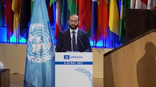 Remarks of the Foreign Minister of Armenia Ararat Mirzoyan at the 41st Session of the UNESCO General Conference