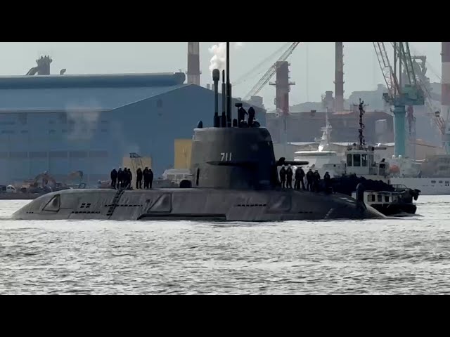 Taiwan's indigenous defense sub begins third sea trial
