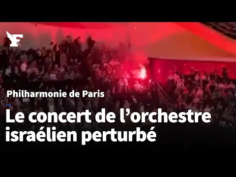 Philharmonie de Paris: fumigènes, affrontements... le concert de l’orchestre israélien perturbé