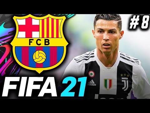 MESSI vs RONALDO!!! - FIFA 21 Barcelona Career Mode EP8