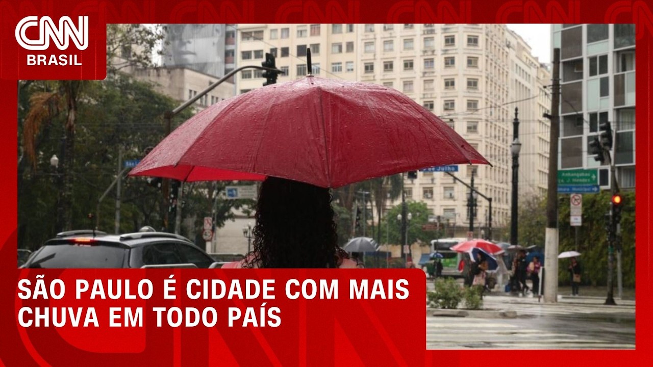 Clima extremo: São Paulo é a cidade com mais chuva em todo país | CNN AGORA