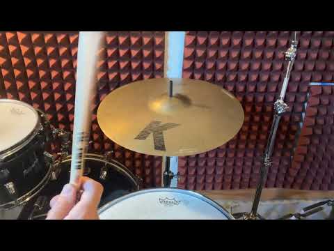 Used Zildjian IAK Dark Medium Thin 18" Crash 1586g w/ video demo of actual cymbal for sale image 3