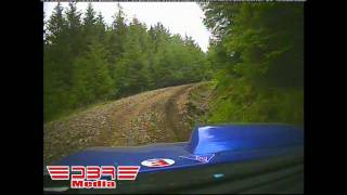 preview picture of video 'Argyll Rally 2010, InCar with Nigel Feeney - Stage 7'