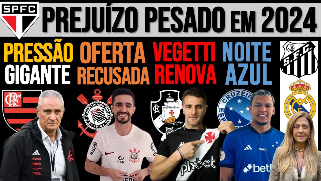 TITE DEMITIDO? ROMBO DE 185MI NO SP! OFERTA PRO CORONADO! RACHA NO VERDÃO? VEGETTI, VERON, GALO E+