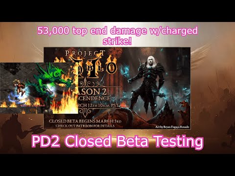 Lightning Javazon DClone Kill | Project Diablo 2 Transcendence Closed Beta | Map Clear Review