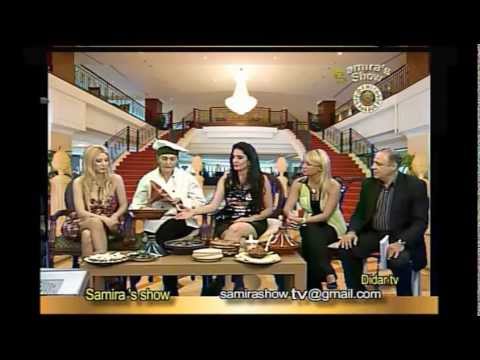 Samira's Show with Chef Ingrid, Hollywood Hot Shots. Lika Osipova and Ray Michaaels. Michael Makabeh