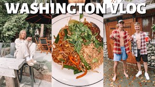 WASHINGTON TRAVEL VLOG: epic surprise, seeing my family, getting pulled over, etc