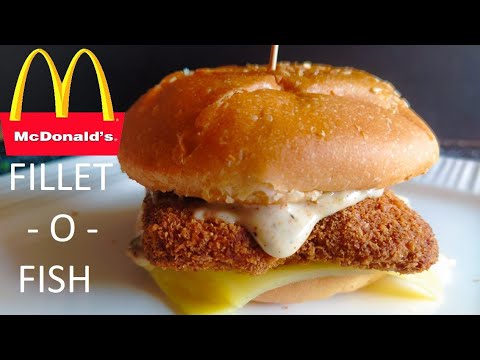 Mcdonalds Style Filet o Fish Burger Recipe | How to make Filet o Fish Burger | Zulekhas Kitchen