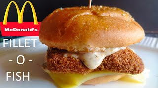 Mcdonalds Style Filet o Fish Burger Recipe | How to make Filet o Fish Burger | Zulekhas Kitchen