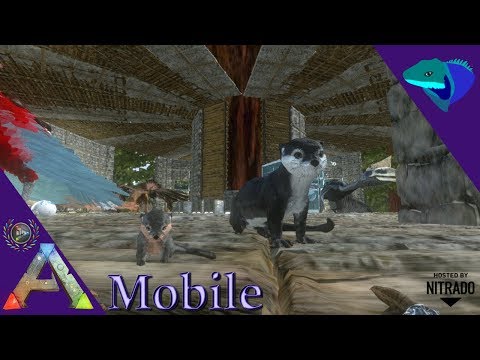 OTTER TAMING AND BREEDING! TRYING ON HATS! ARK: Mobile [S2:E13]