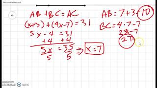 Segment Addition and Ruler Postulate