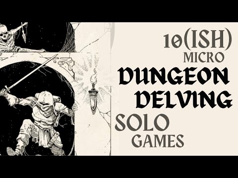 Ten(ish) Micro Dungeon Delving Solo Games! - YouTube