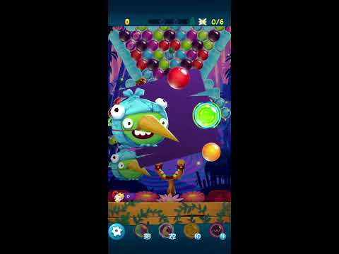 Angry Birds Pop Level 942 using Piggy McCool Daily Guest Star