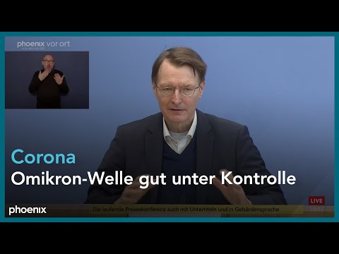 Aktuelle Corona-Lage: Gesundheitsminister Lauterbach und RKI-Präsident Wieler informieren