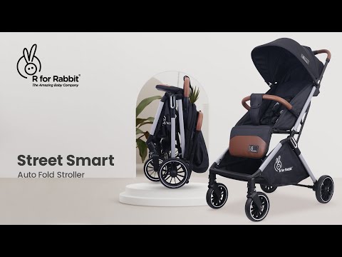R for Rabbit Street Smart Auto Fold Stroller For Kids