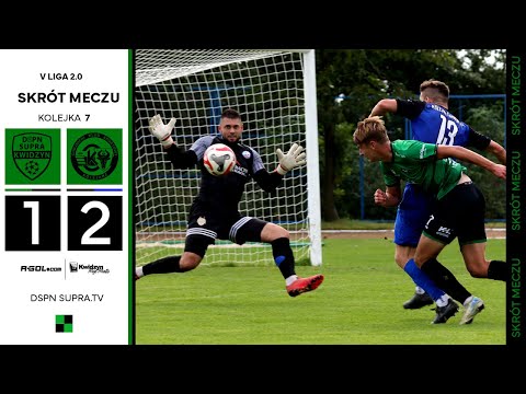 DSPN SUPRA Kwidzyn - Kolejarz Chojnice - 1:2(1:1) - Skrót spotkania 7 kolejki V-Ligi pomorskiej