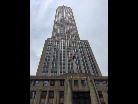 Empire State Building Walking Around Observatory and Pigeon Visit New York Vista Bonita