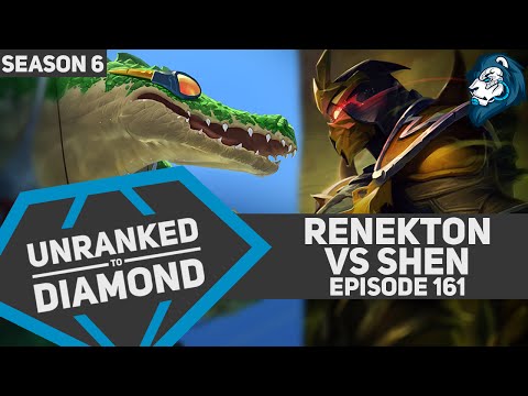 RENEKTON vs Shen - Unranked to Diamond - Episode 161