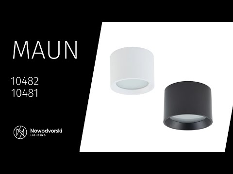 Точковий світильник Nowodvorski 10481 Maun GX53 1x12W IP54 Wh