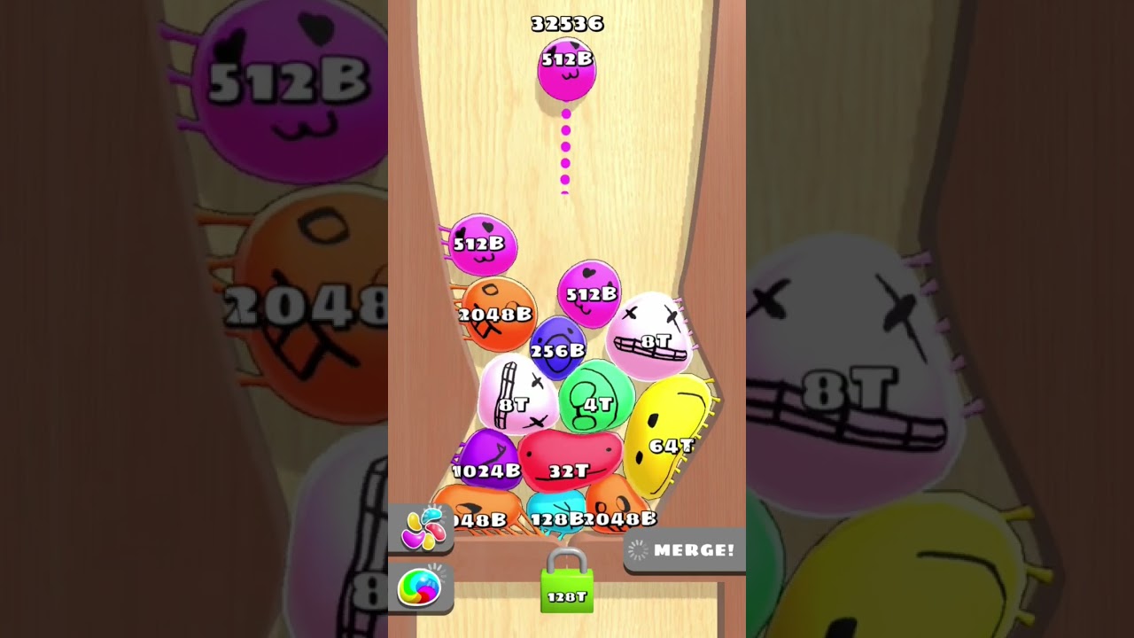 BLOB MERGE 3D GAME -  128Trillion Record For Game 😱#viral  #shorts