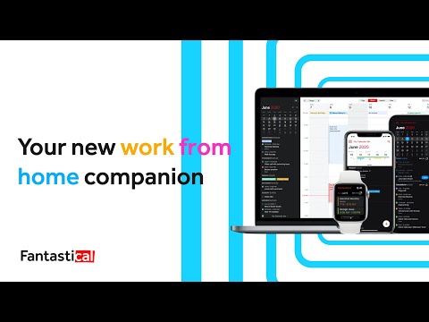 Working (with Fantastical) from home