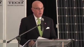 Solar Array Unveiling, Joe Lopano - Tampa International Airport CEO