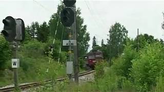 preview picture of video 'Tornerud planovergang i Askim, Østfold 1 / Tornerud railroad crossing in Askim, Østfold, Norway 1'