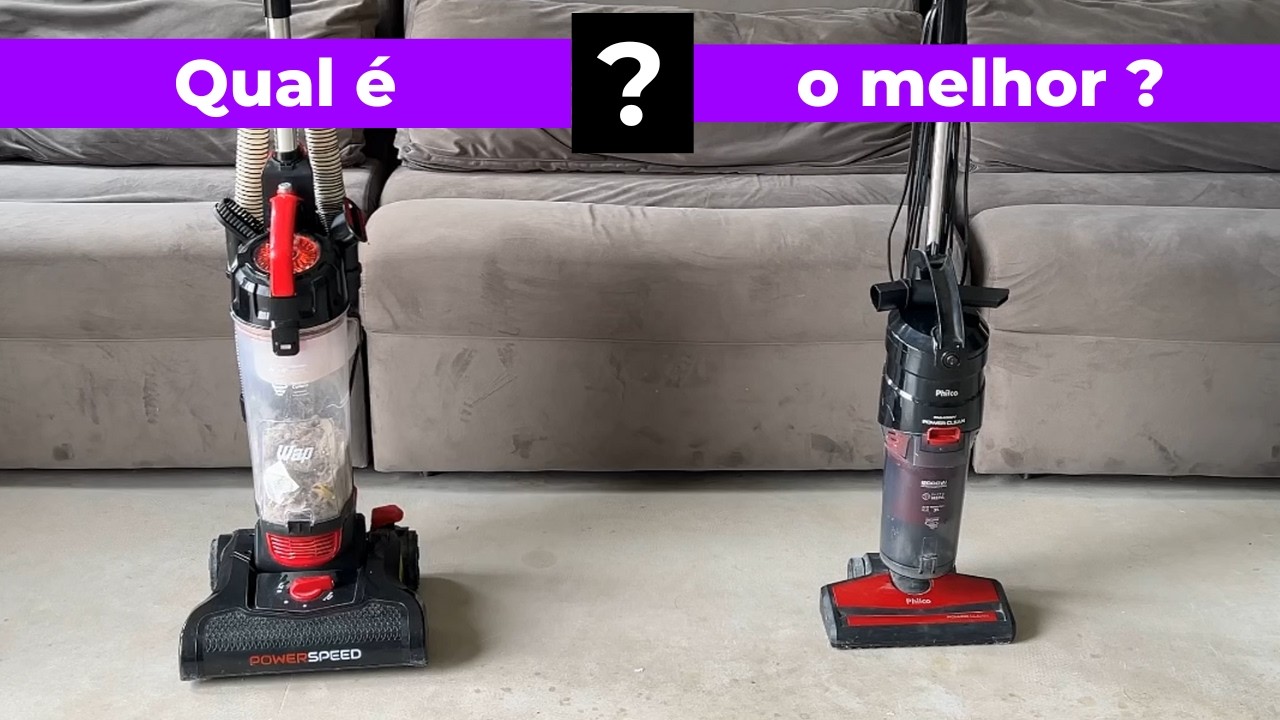 Qual melhor Aspirador de pó vertical? Wap Power Speed Vs Philco Power Clean: