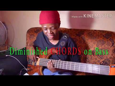 Diminished Chords on bass - Bass lesson by O.V.Gilberto