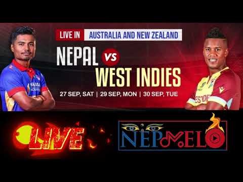 Nepal VS West Indies Live on Nepmelo Coming Soon