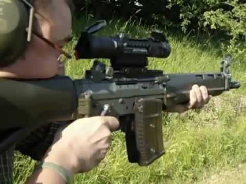 SIG 551-2 cal. 5,56x45 with Leupold CQT 1-3x