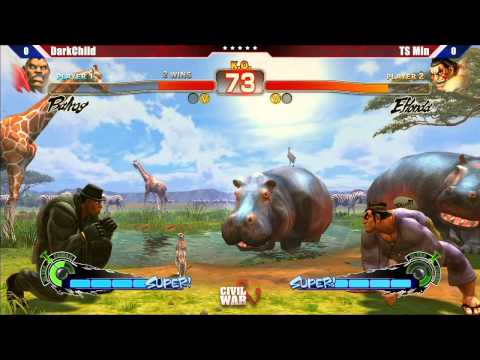 SSF4 AE2012  Darkchild vs TS Min - Civil War 5 Tournament