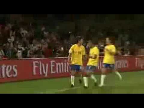 Brazil vs Egypt 4 3 Kaka's 2nd Goal 15 06 09 Google Chrome
