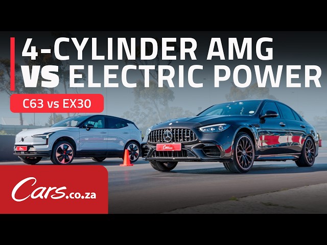 Drag Race Video: Mercedes-AMG C63 S vs Volvo EX30