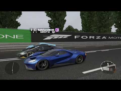 Forza 7 Drag race: 2017 Ford GT vs Noble M600 vs Lamborghini Centenario LP770-4