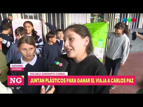 En la escuela "Sargento Cabral" alumnos juntan plástico para ganar un viaje a Carlos Paz