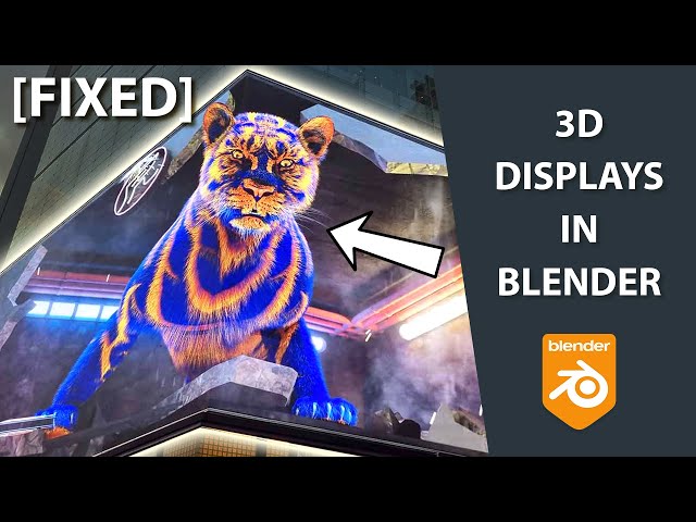Create 3D BILLBOARD VIDEOS for Curved Screens