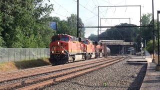 preview picture of video 'CSX - Woodbourne on 6/30/14 with BNSF Power on K041'