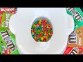 Mixing M M S Candy Skittles In The Toilet M M Chocolate VS Toilet