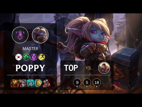 Poppy Top vs Jayce - KR Master Patch 11.1