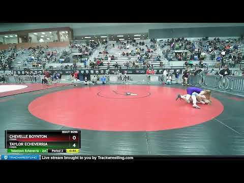 105 Lbs Cons. Semi - Taylor Echeverria, COWA Vs Chevelle Boynton, COWA B300