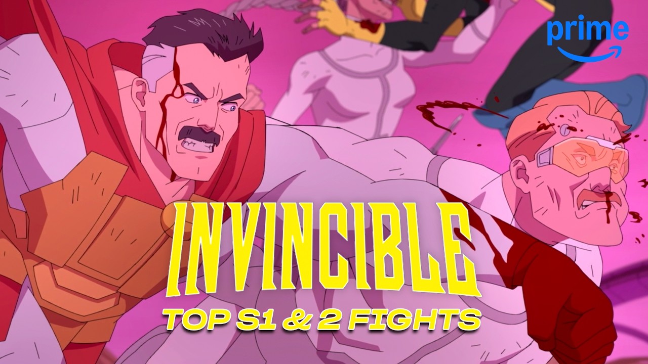 Top 5 Fight Scenes from Seasons 1 & 2 | Invincible | Prime Video