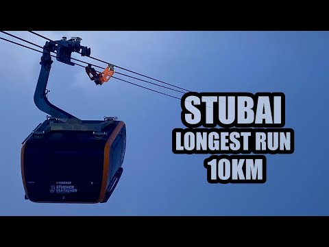 Stubaier Gletscher | 10km Langste Abfahrt | Snowboard